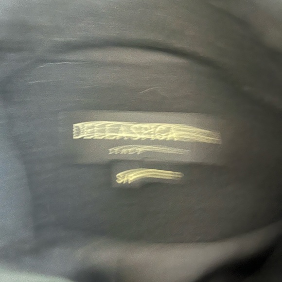 Della Spiga Italy đź–¤wool viscose very tailored black jacket very edgy and trimđź–¤ - Picture 12 of 17